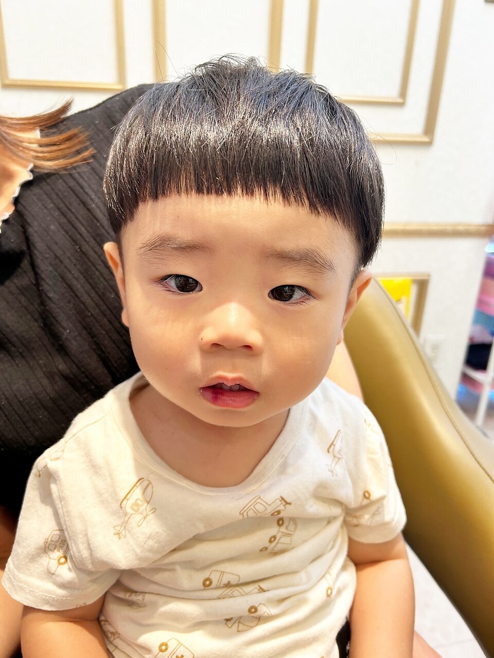 コボちゃんのヘアスタイル